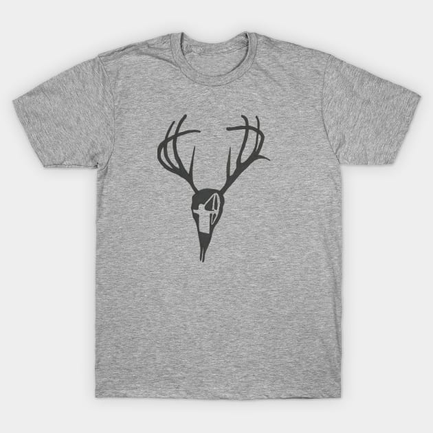 Archery deer hunting skull T-Shirt by andontheartist